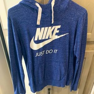 Blue Nike Hoodie Size L